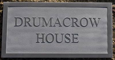 Raised Slate House Sign