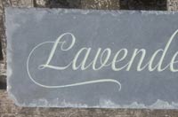 Rustic slate house sign Rustic slate house sign