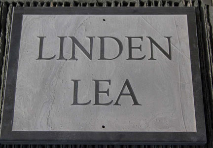 slate house sign with raised letters slate house sign with raised letters. ref 1309.ss.036