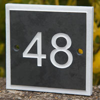 Slate house number sign 1807.SS.050 