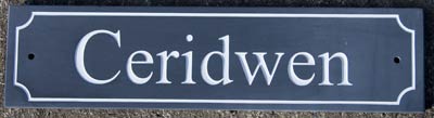 Sign showing line border with indented corners Sign showing line border with indented corners