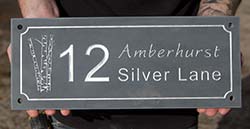 Slate Signs made just the way you want. Slate Signs made just the way you want.