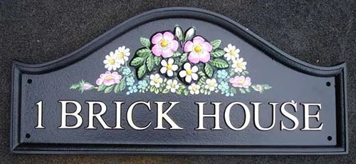 Traditional Cast Signs Using Modern Materials