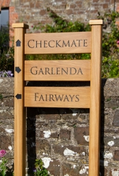 Wooden Signs On Posts Selection of Signs With Posts
