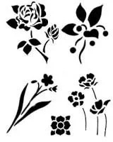 Image Library - Nature Stencils Images for signs and memorials