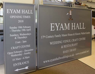 Aluminium Signage Aluminium Signs with and without posts.