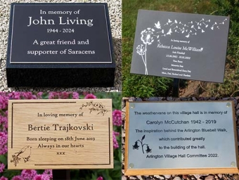 Engraved Memorial Plaques Engraved Memorial Plaques