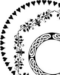 Image Library - Square and Round Borders Images for signs and memorials