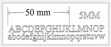 Sign Sizes and Letter Heights Shaped House Signs and Shaped Business Signs