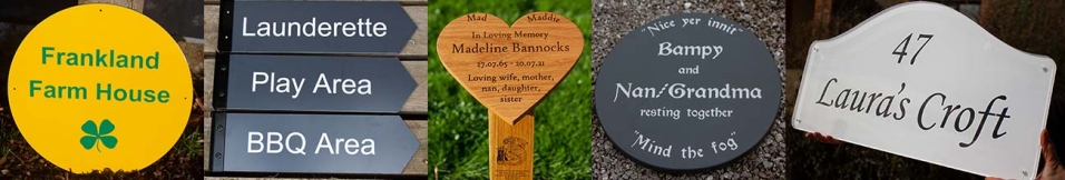 Shaped House Signs and Shaped Business Signs