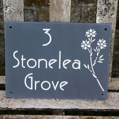 Bespoke Slate Home Signs and Slate Address Signs The Sign Maker