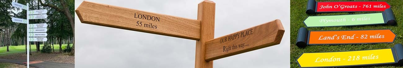 Finger Sign Post Wooden Finger Posts, Aluminium Finger Posts | The Sign Maker