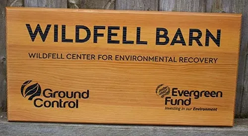 Douglas Fir Wooden Sign