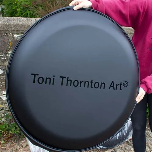 A simple but stylish spare wheel cover. Simple Black Spare Wheel Cover