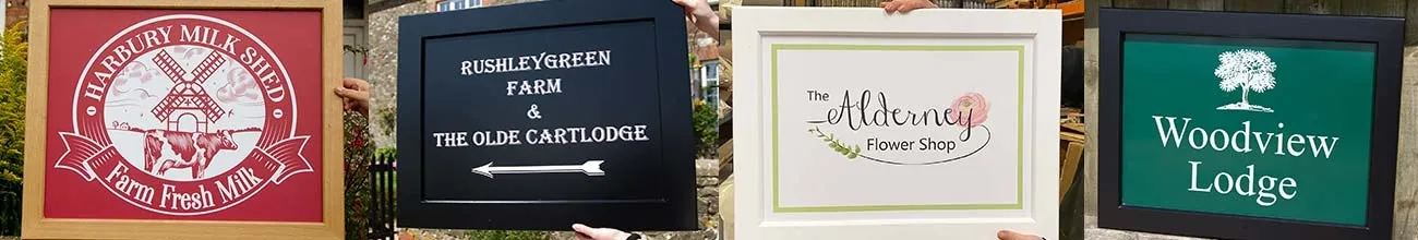 Single Sided Framed Signs