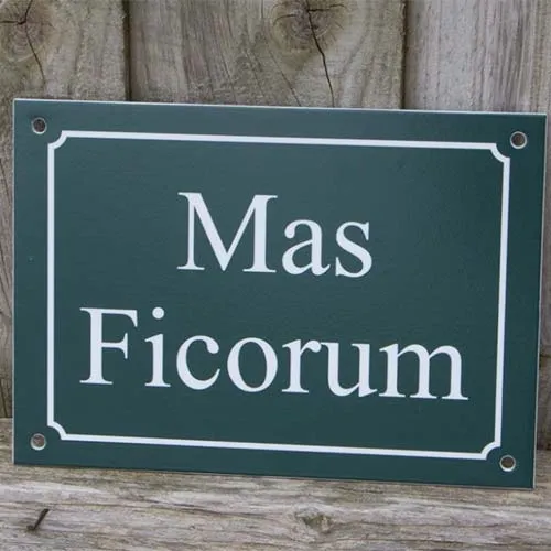 French style name plates with border French Style Name Plates