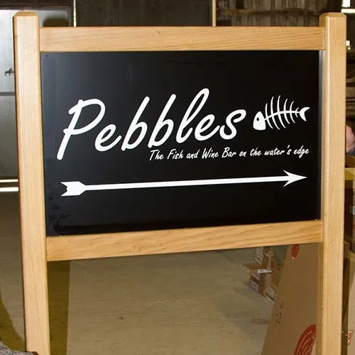 Reflective Sign with Posts