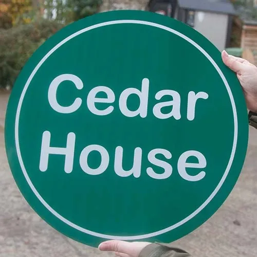 Round Reflective Sign