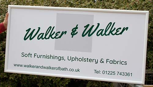 Solid Aluminium Sign Boards Aluminium Sign with Bullnose Edge