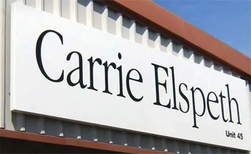 Aliminium Tray Signs - Fixings Hidden