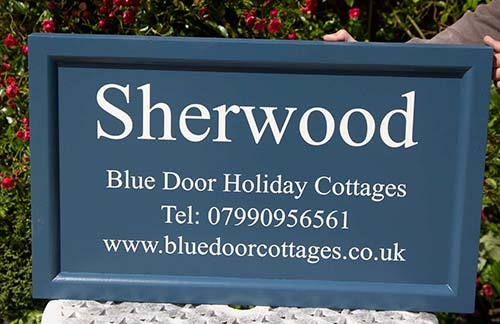 Painted Sign - Frame Edge Painted Frame Edged Sign