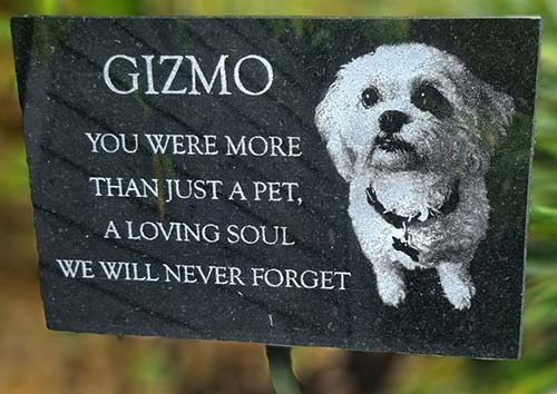 Smaller Highly Polished Black Granite Memorials Black Graite Memorial