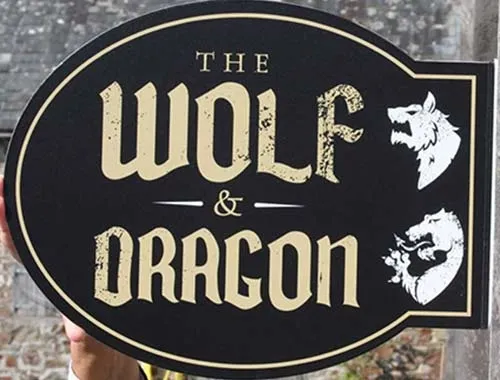 Oval Projecting Sign