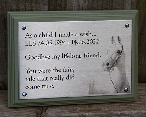 Etched Stainless Steel Etched Stainless Steel Photo Memorial
