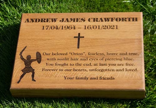 Woodland & Natural Burials Wooden Lawn Memorial