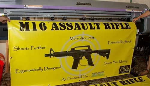 Printed Banner with Eyelets