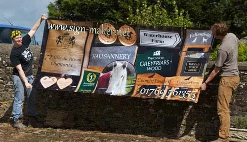 Our Own Sign Maker Banner.