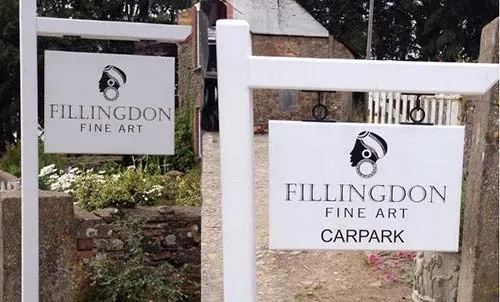 Made in painted hardwood with wrought iron fittings. Hanging Post & Arm Entrance Signs