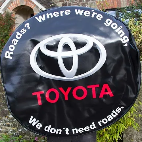 Printed Vinyl Fabric Wheel Cover