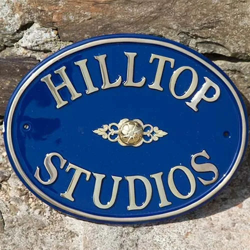 The oval name plates are one of the most popular shapes. Oval Brass Name Plate