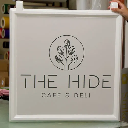 These can be made to any RAL colour. Square Hanging Pub Sign