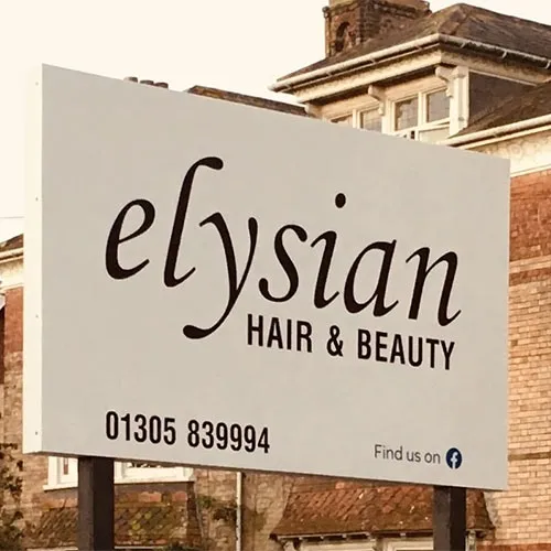 These can be made to any size Simple Fibreglass Sign