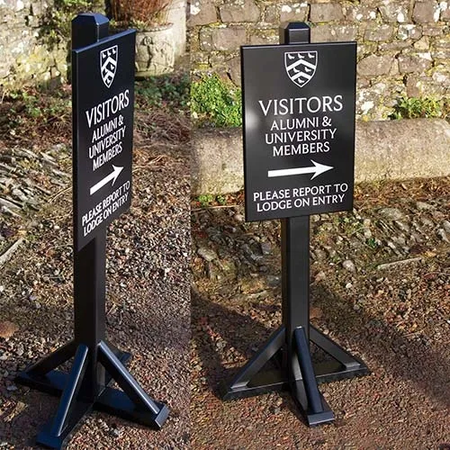 Black Free Standing Signs