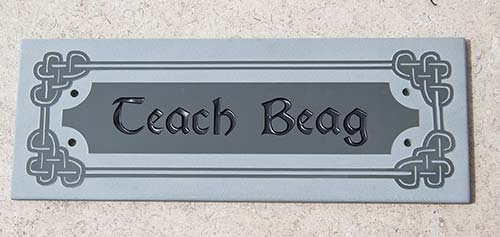 Celtic Style House Signs and Name Plates Celtic Slate House Sign