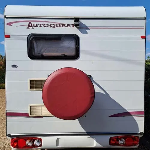 Blank Red Soft Wheel Cover
