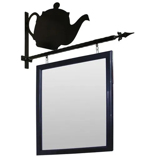 This sign panel is framed aluminium Tea Shop Sign