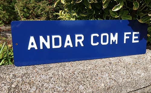 Embossed Aluminium Name Plates Embossed Aluminium Sign