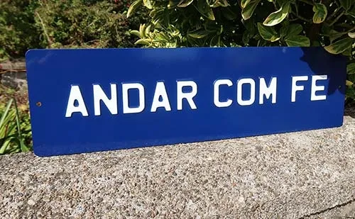 Embossed Aluminium Sign