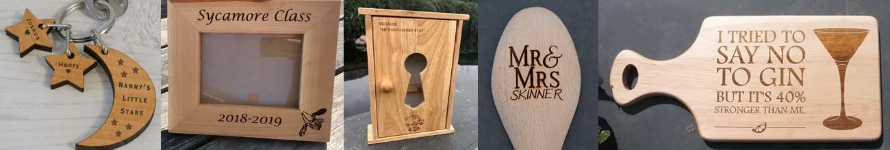 Personalised Engraved Wooden Gifts