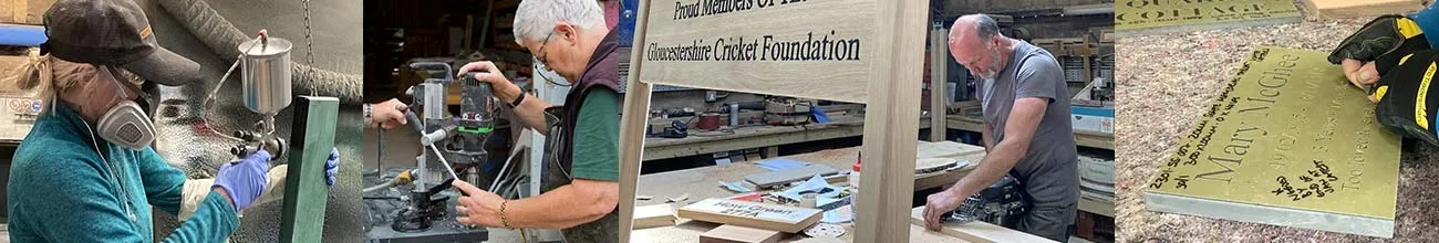 Sign Makers at  Work