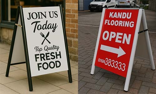 Heavy Duty Pavement Signs Heavy Duty A-Board