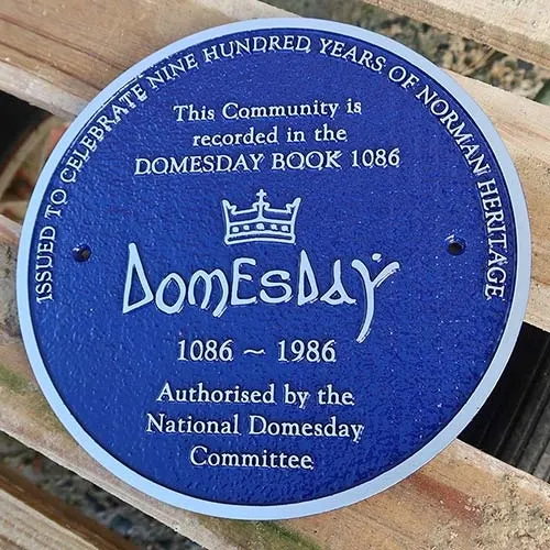 Blue Commemorative Plaque