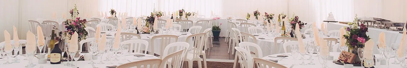 sand blated jars used for the flowers