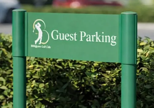 Aluminium is ideal for these double sided signs. Double Sided Aluminium Signs