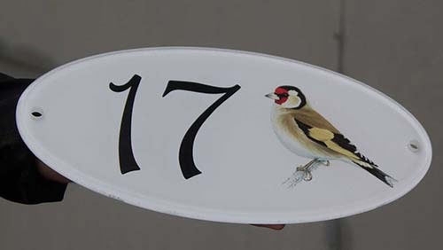 Full Colour Clear Acrylic Signs House Number Sign