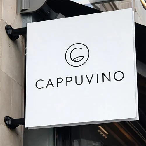 Square Single Colour Projecting Sign